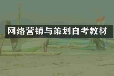 网络营销与策划自考教材