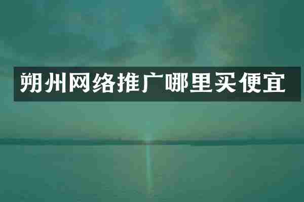 朔州网络推广哪里买便宜