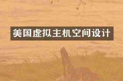美国虚拟主机空间设计