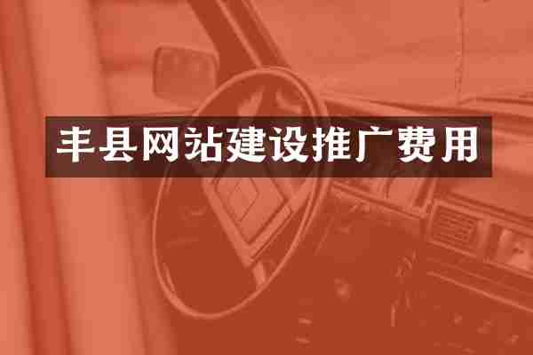 丰县网站建设推广费用