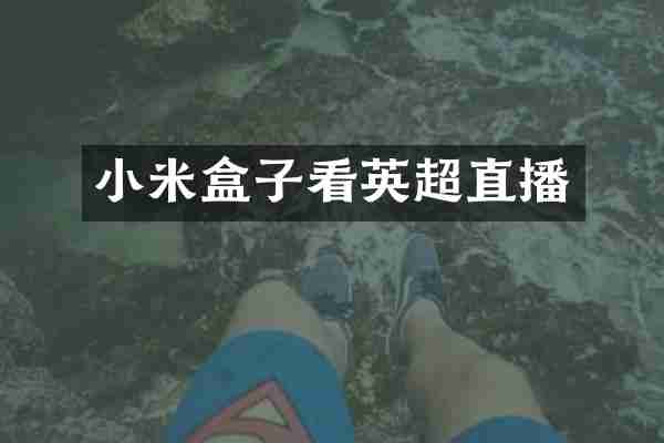 小米盒子看英超直播
