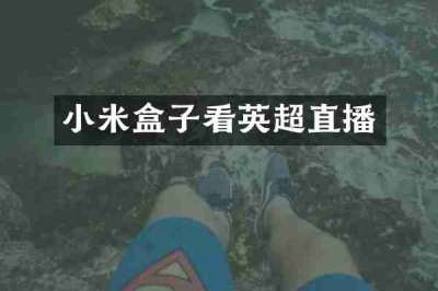小米盒子看英超直播