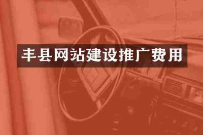 丰县网站建设推广费用