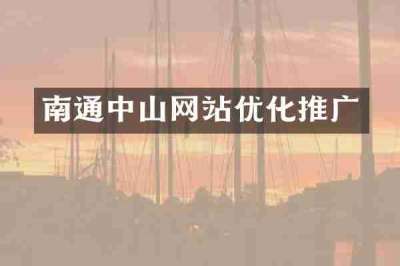 南通中山网站优化推广