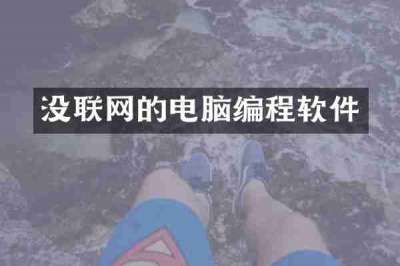 没联网的电脑编程软件