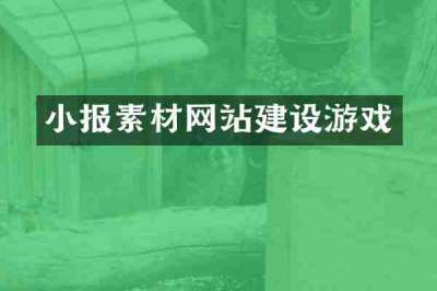 小报素材网站建设游戏