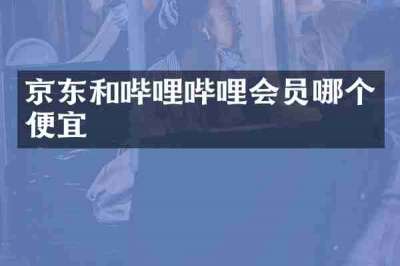京东和哔哩哔哩会员哪个便宜