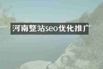河南整站seo优化推广