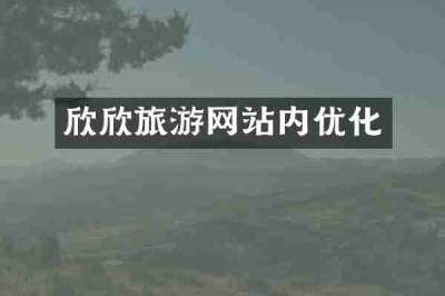 欣欣旅游网站内优化