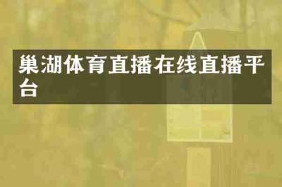 巢湖体育直播在线直播平台