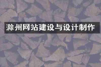 滁州网站建设与设计制作