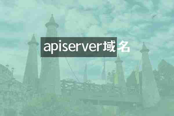 apiserver域名