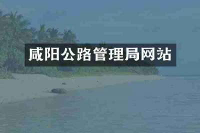 咸阳公路管理局网站