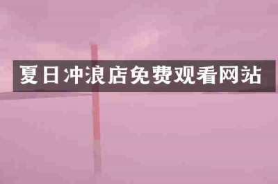 夏日冲浪店免费观看网站