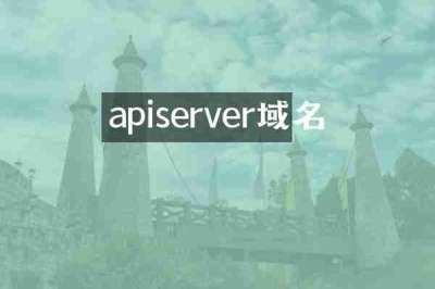 apiserver域名