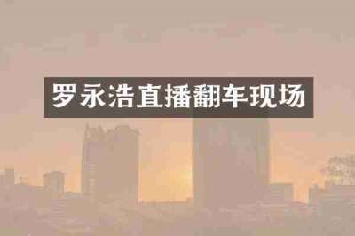 罗永浩直播翻车现场