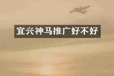 宜兴神马推广好不好