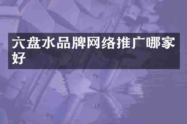 六盘水品牌网络推广哪家好