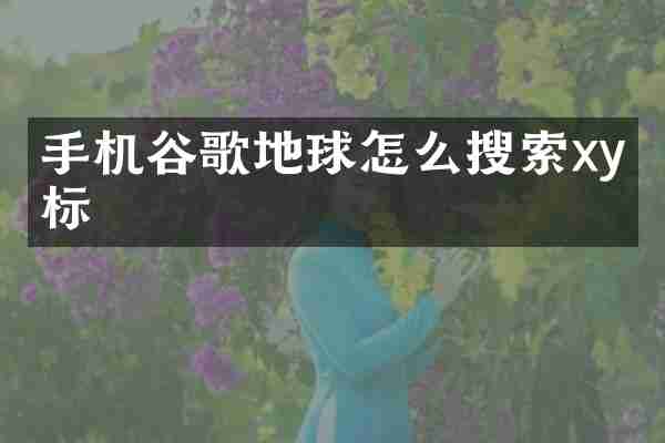 手机谷歌地球怎么搜索xy坐标