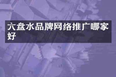 六盘水品牌网络推广哪家好
