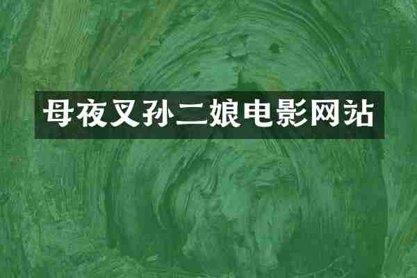 母夜叉孙二娘电影网站