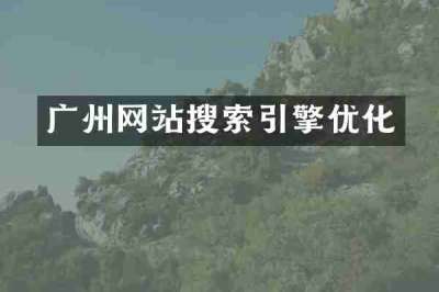 广州网站搜索引擎优化