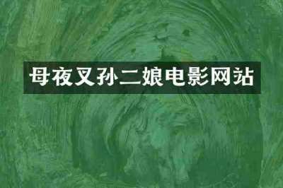 母夜叉孙二娘电影网站