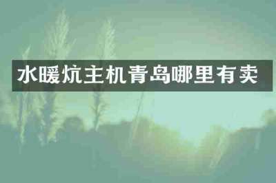 水暖炕主机青岛哪里有卖