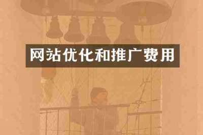网站优化和推广费用