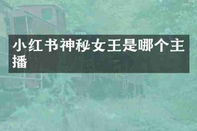 小红书神秘女王是哪个主播