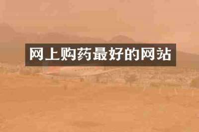 网上购药最好的网站