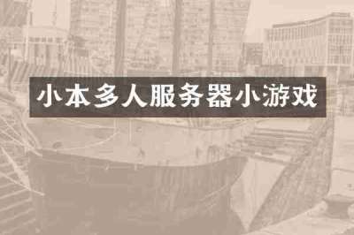 小本多人服务器小游戏