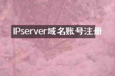 IPserver域名账号注册