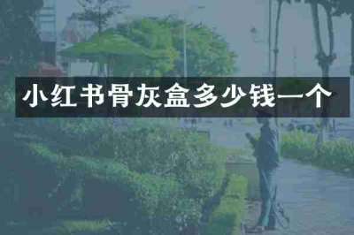 小红书骨灰盒多少钱一个