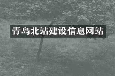 青岛北站建设信息网站