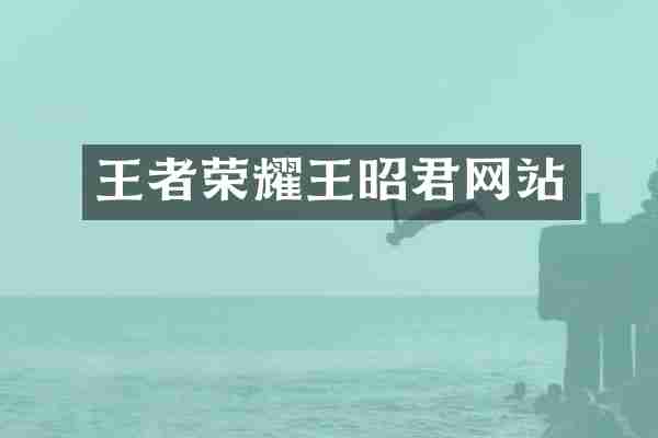 王者荣耀王昭君网站