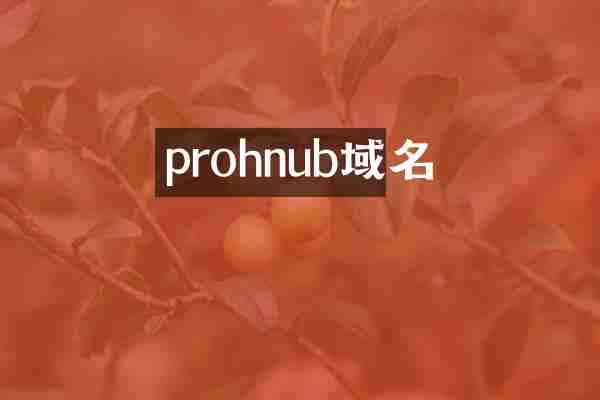 prohnub域名