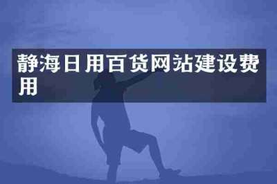 静海日用百货网站建设费用