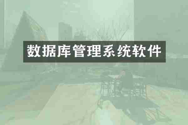 数据库管理系统软件
