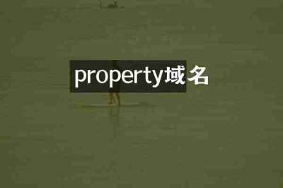 property域名