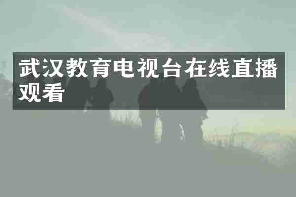 武汉教育电视台在线直播观看