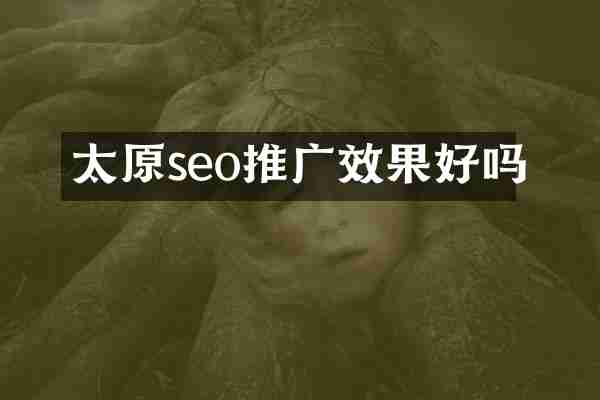 太原seo推广效果好吗