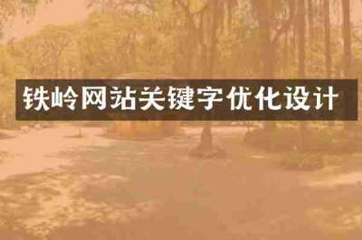 铁岭网站关键字优化设计