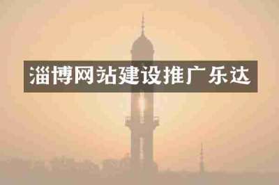 淄博网站建设推广乐达
