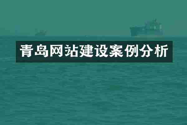 青岛网站建设案例分析