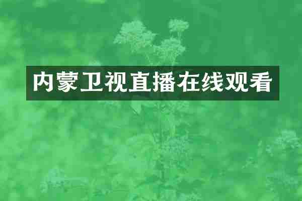 内蒙卫视直播在线观看