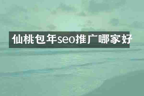 仙桃包年seo推广哪家好