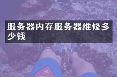 服务器内存服务器维修多少钱
