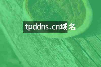 tpddns.cn域名