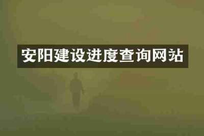 安阳建设进度查询网站